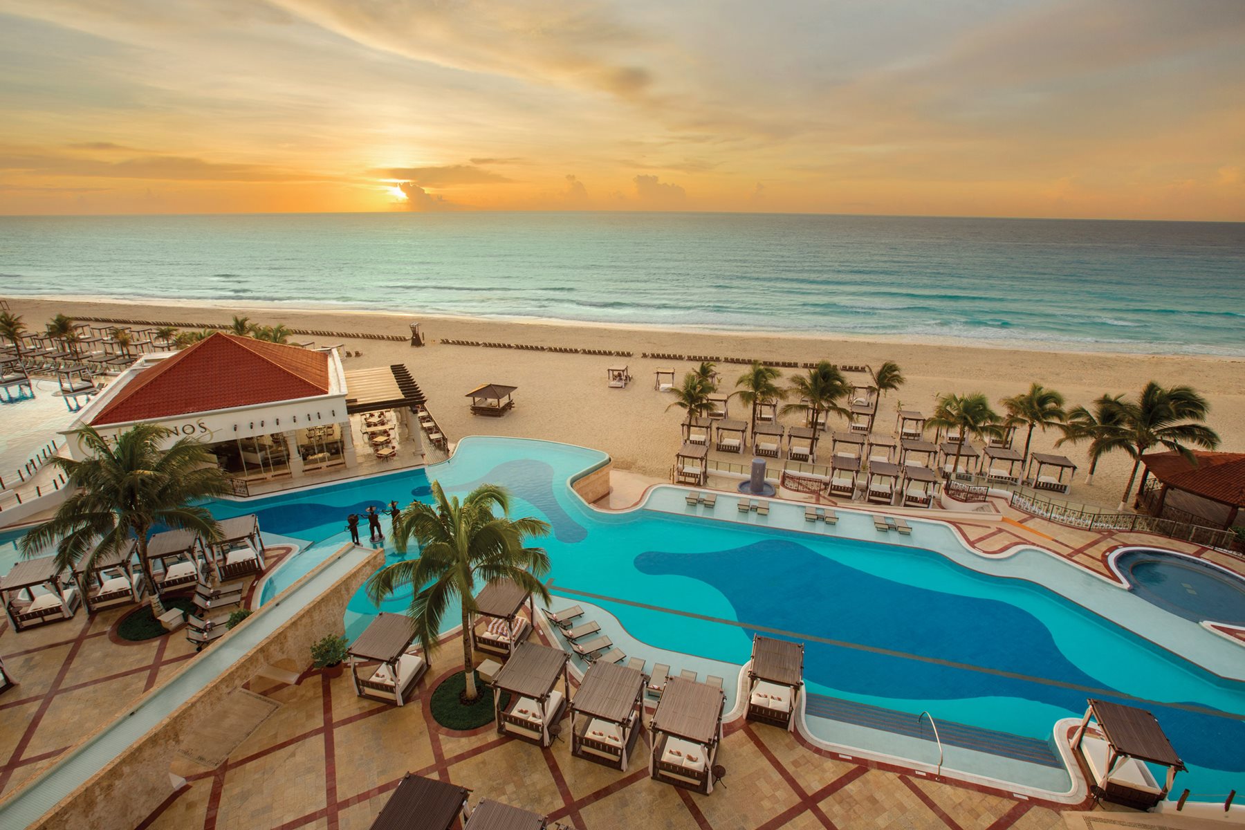 Vue aérienne Hyatt Zilara Cancun