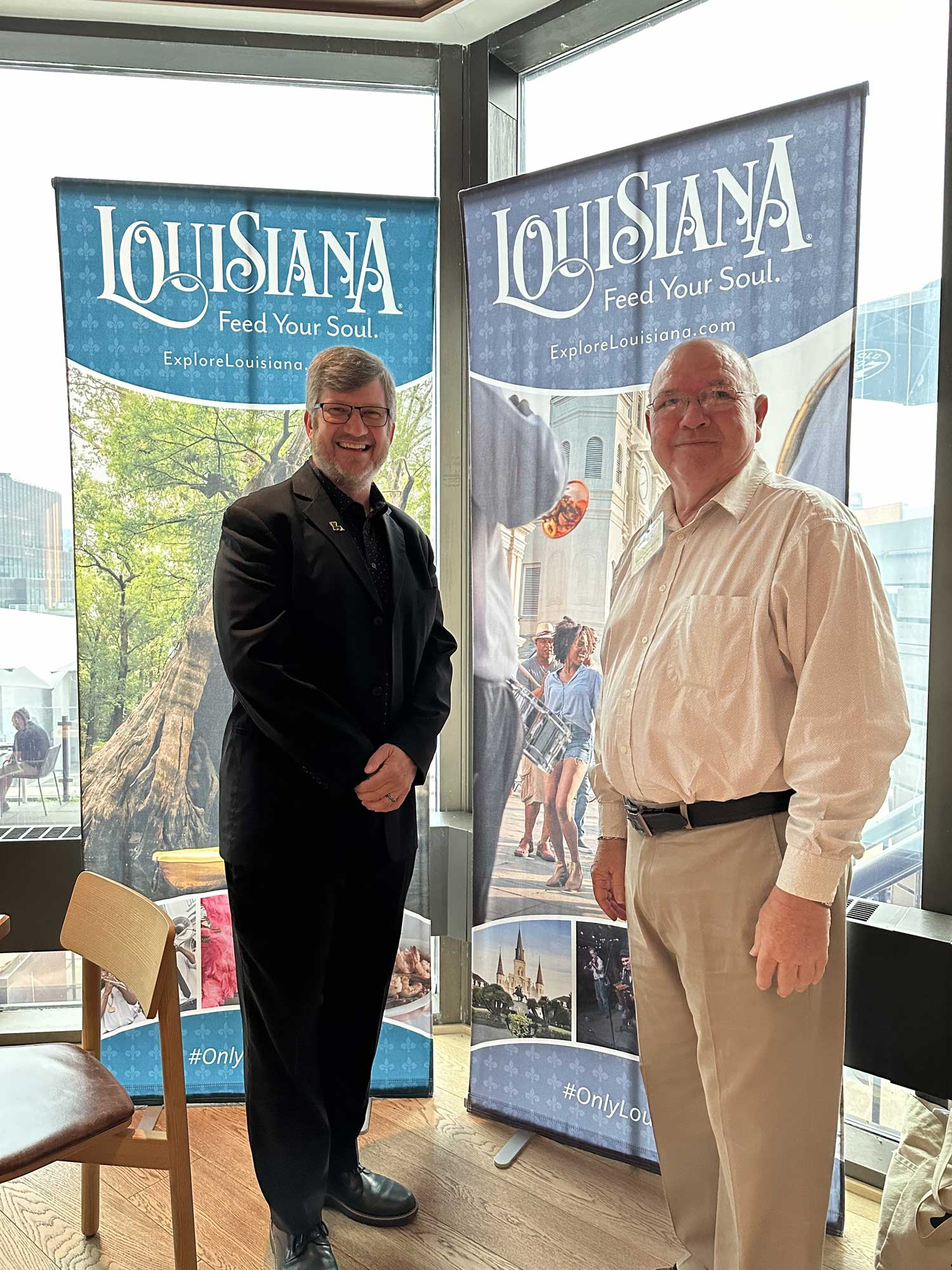 Représentants de l'office de tourisme de la Louisiane, Explore Louisiana