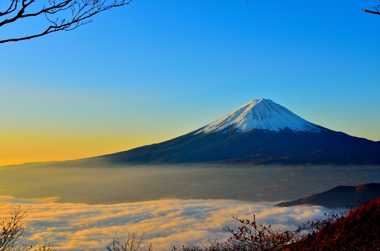 Volcan au Japon
