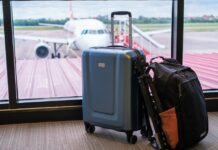 Des bagages à l'aéroport