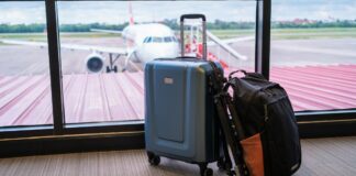 Des bagages à l'aéroport