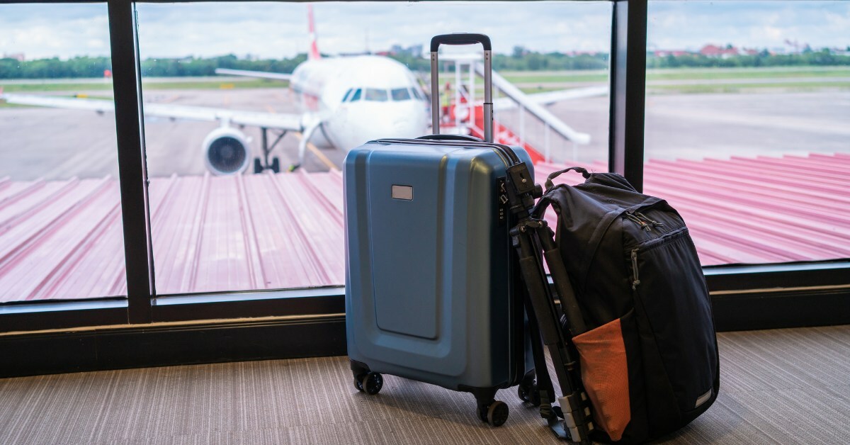 Des bagages à l'aéroport